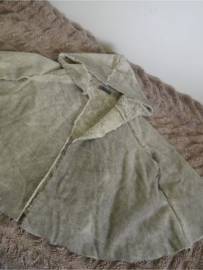 Via Vitale Faux Shearling Cape Jacket